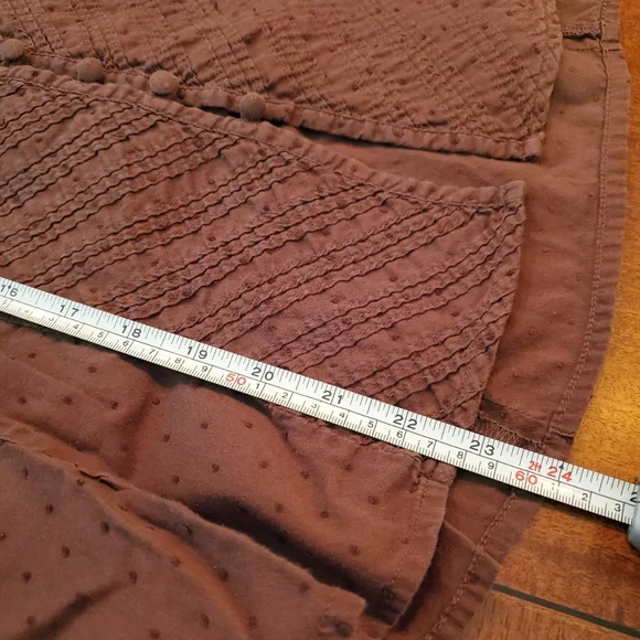 Vintage 90's Style Chocolate Brown Top - Picture 5 of 5